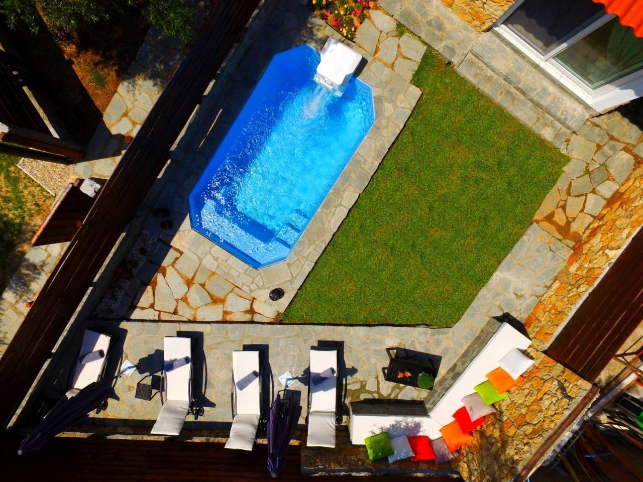 Salonikiou Beach Apartments & Villas Áyios Nikólaos Exterior foto