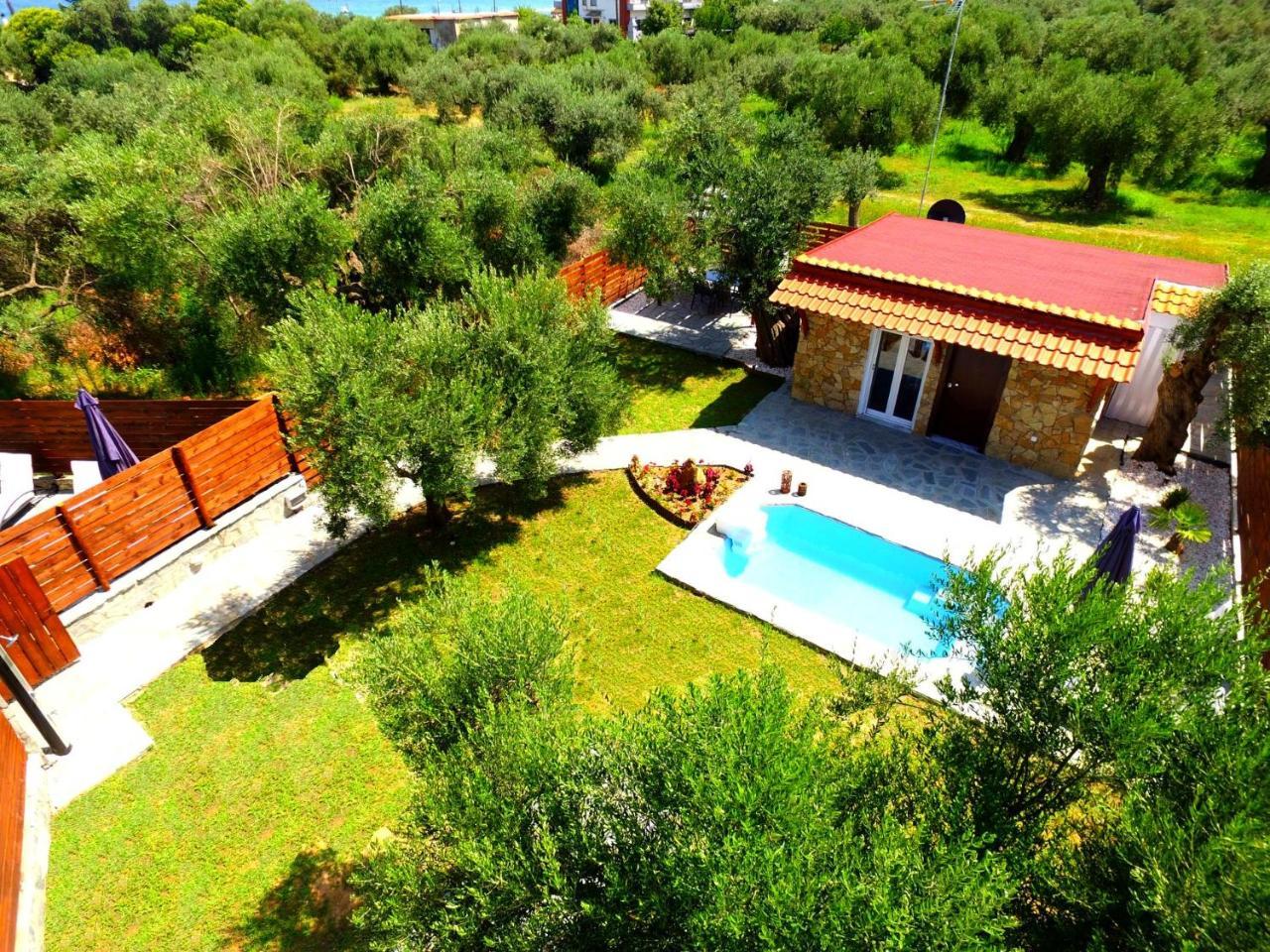 Salonikiou Beach Apartments & Villas Áyios Nikólaos Exterior foto