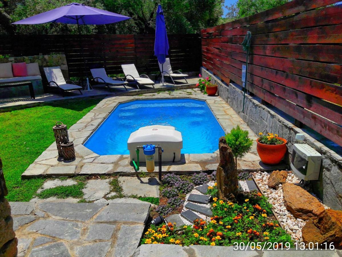 Salonikiou Beach Apartments & Villas Áyios Nikólaos Exterior foto
